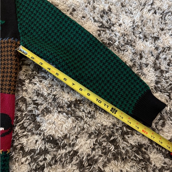 Susan Bristol Multicolor Animal Pattern Cardigan - Picture 6 of 10